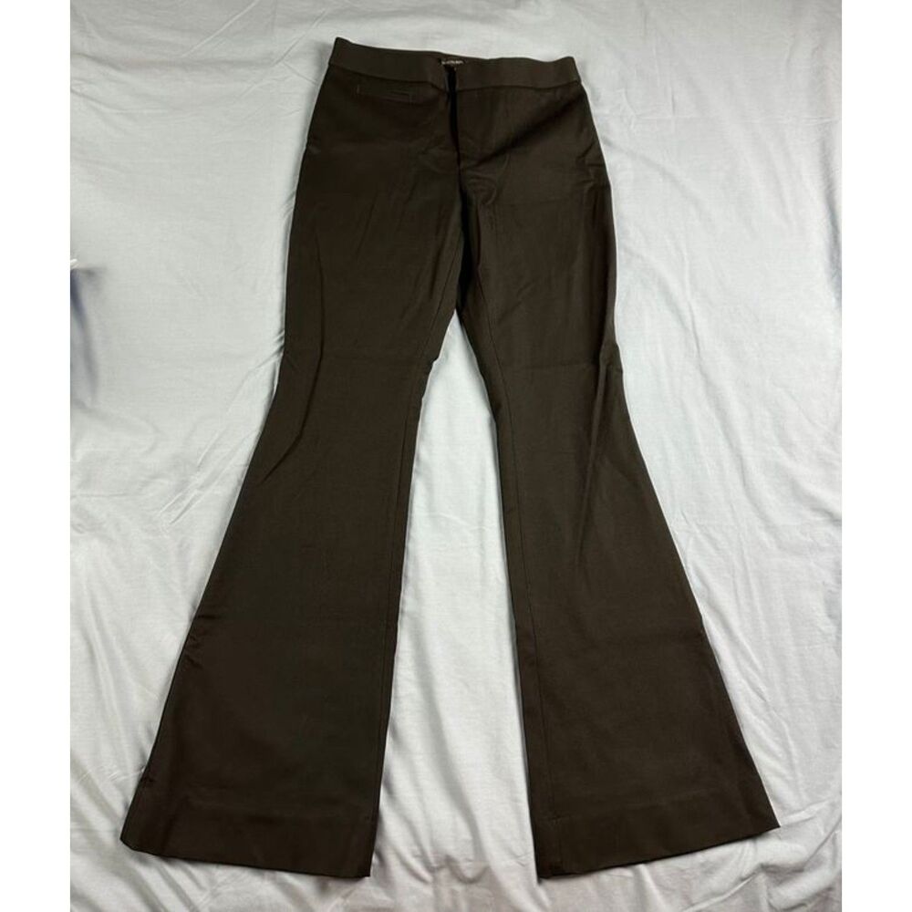 Banana Republic Women's Flared Stretchy Trouser Dress Pants Size 2 Black